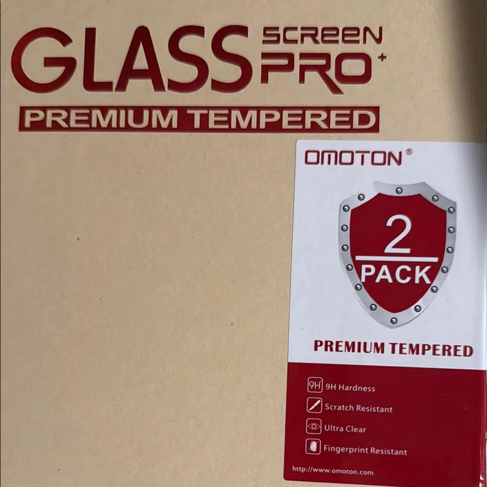 Glass Screen Pro Tempered Glass Screen Protector 2-Pack for Tablets